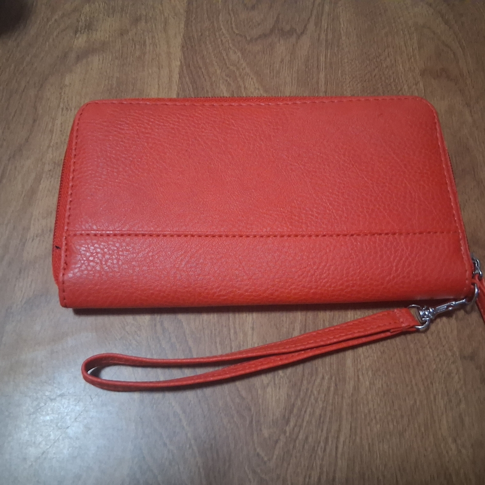 Nicole Miller Red Wristlet Clutch - Picture 2 of 5